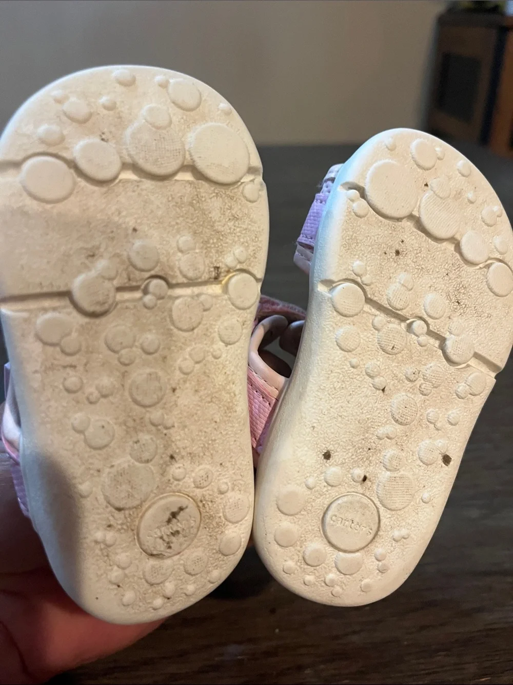 Carter's Light Pink Toddler Sandals with Adjustable Straps